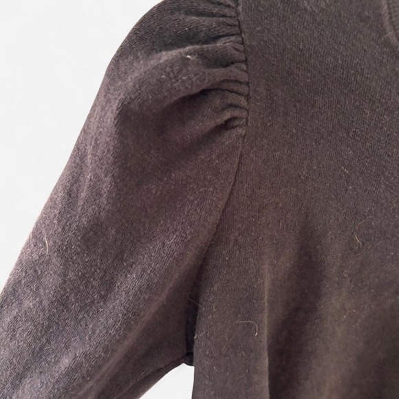 Goldie-comfy sweatshirt- 100% Peru cotton, terry cloth material, puff sleeves-xs - Picture 5 of 7